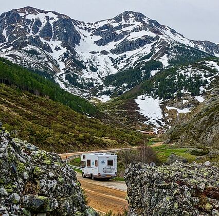 Buy an RV from San Diego RV Sales for your next mountain trip.